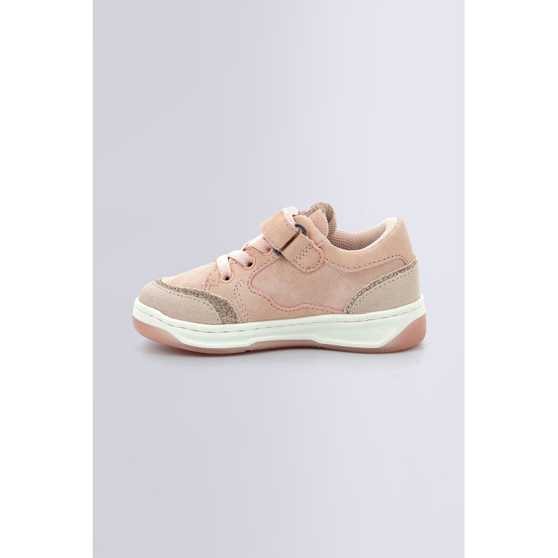 Kouic - Sneakers rose clair pour fille - Kickers © Site Officiel