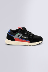 Kifujin black, red and blue sneakers for boy - Kickers © Official 