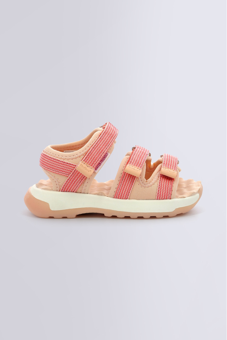 Kikco pink and coral sandals for girl Kickers Official website