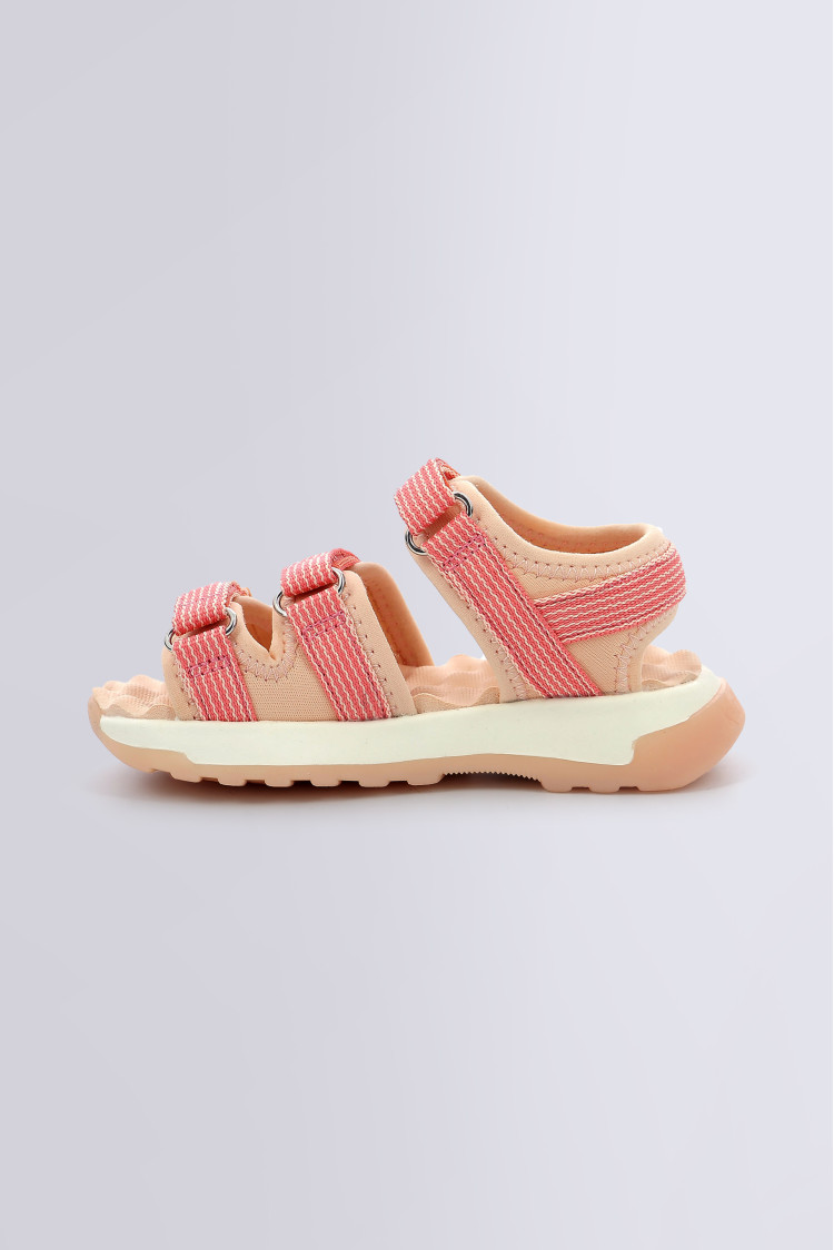 Kikco pink and coral sandals for girl Kickers Official website