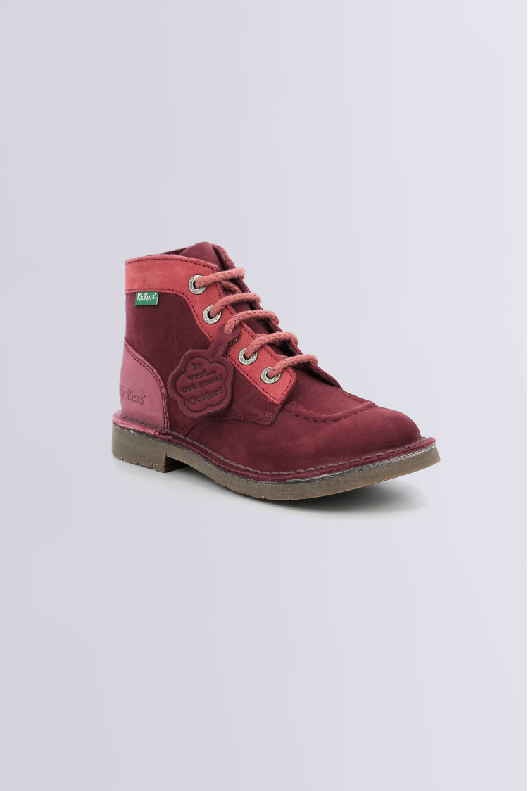 Kick Col pink ankle boots for girl Kickers Official website