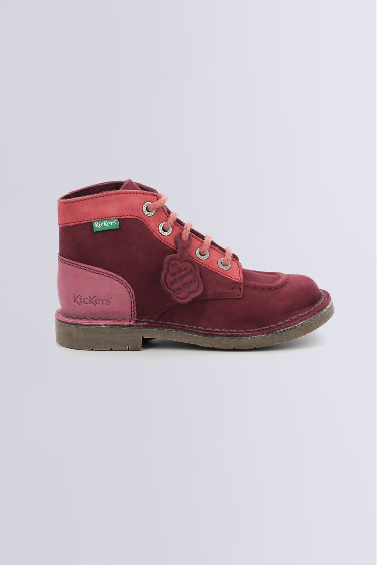 Kick Col pink ankle boots for girl Kickers Official website